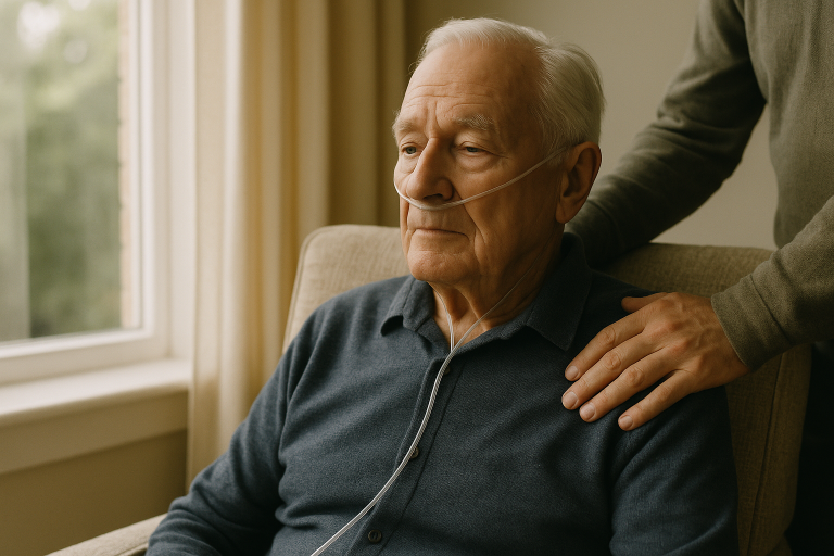 Pflege bei COPD: Atemnot und Alltag bewältigen