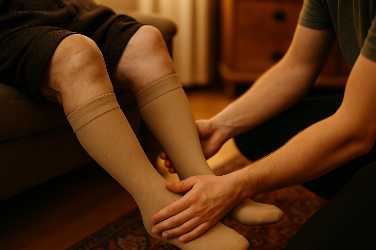 Thrombose erkennen und in der Pflege vorbeugen